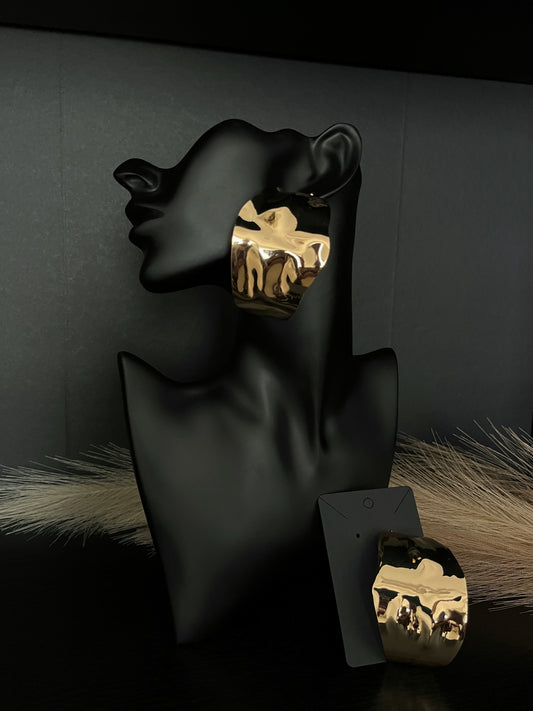 Geometric Statement Earrings | Gold-Plated