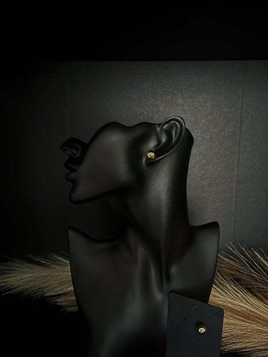 Stud Earrings - Gold