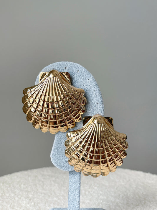 Seashell Statement Earrings